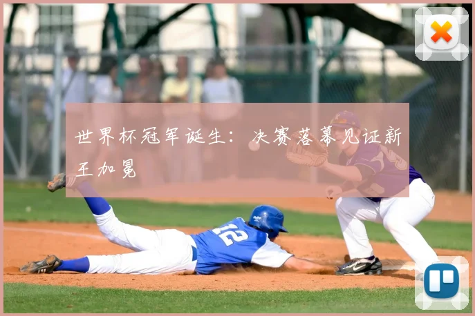 世界杯冠军诞生：决赛落幕见证新王加冕